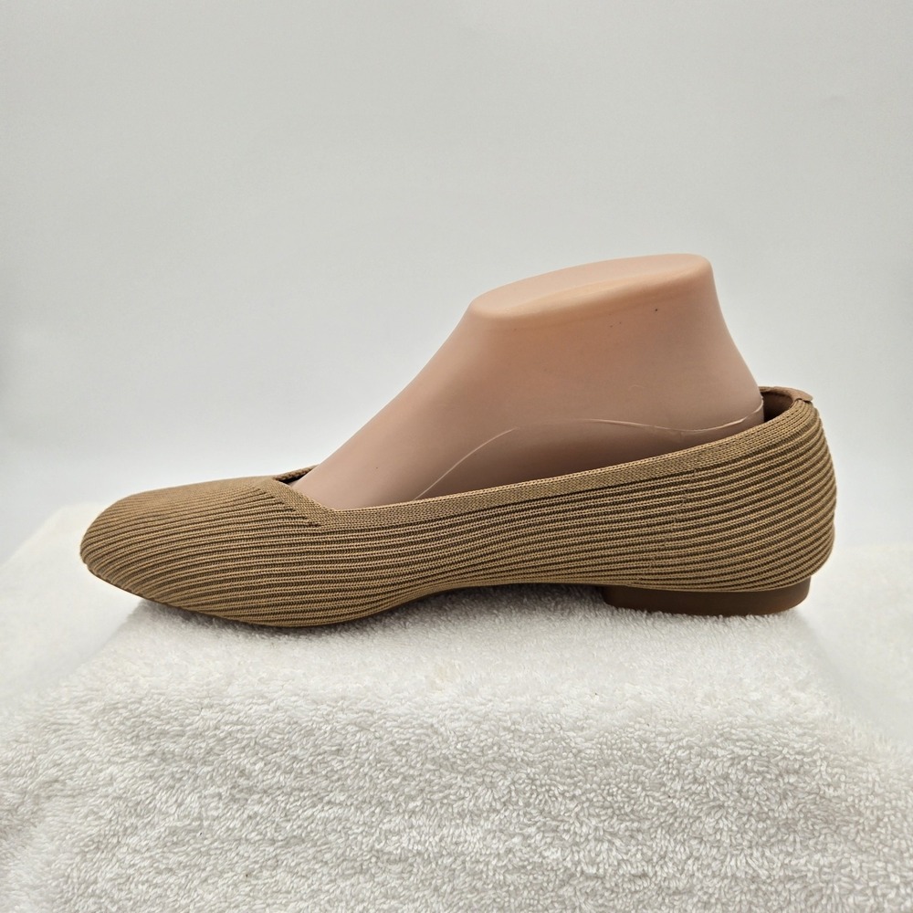 Vivaia Margot 2.0 Nutmeg Square Toe V-Cut Size 41 Comfort Ballet Flats Shoes - Picture 7 of 13